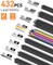 25PCS Art Mechanical Pencil Set with Case, 3PCS Metal Artist Lead Pencil 0.5, 0.7, 0.9 mm & 3PCS 2mm Holder (HB 2H 2B 4B Color) with 432PCS Graphite Lead Refills for Drawing Sketching